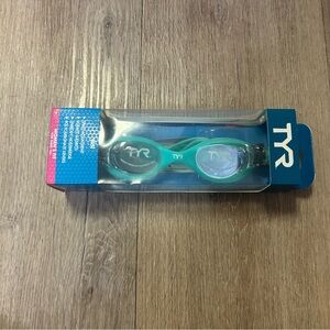 New In Box TYR Vesi Swin Googles Aqua/Teal Adult